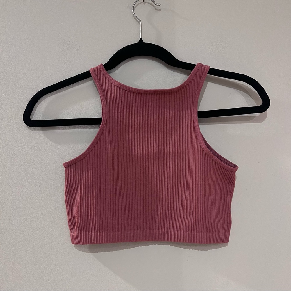 MadRag Cropped Ribbed Tank Top - Picture 2 of 5